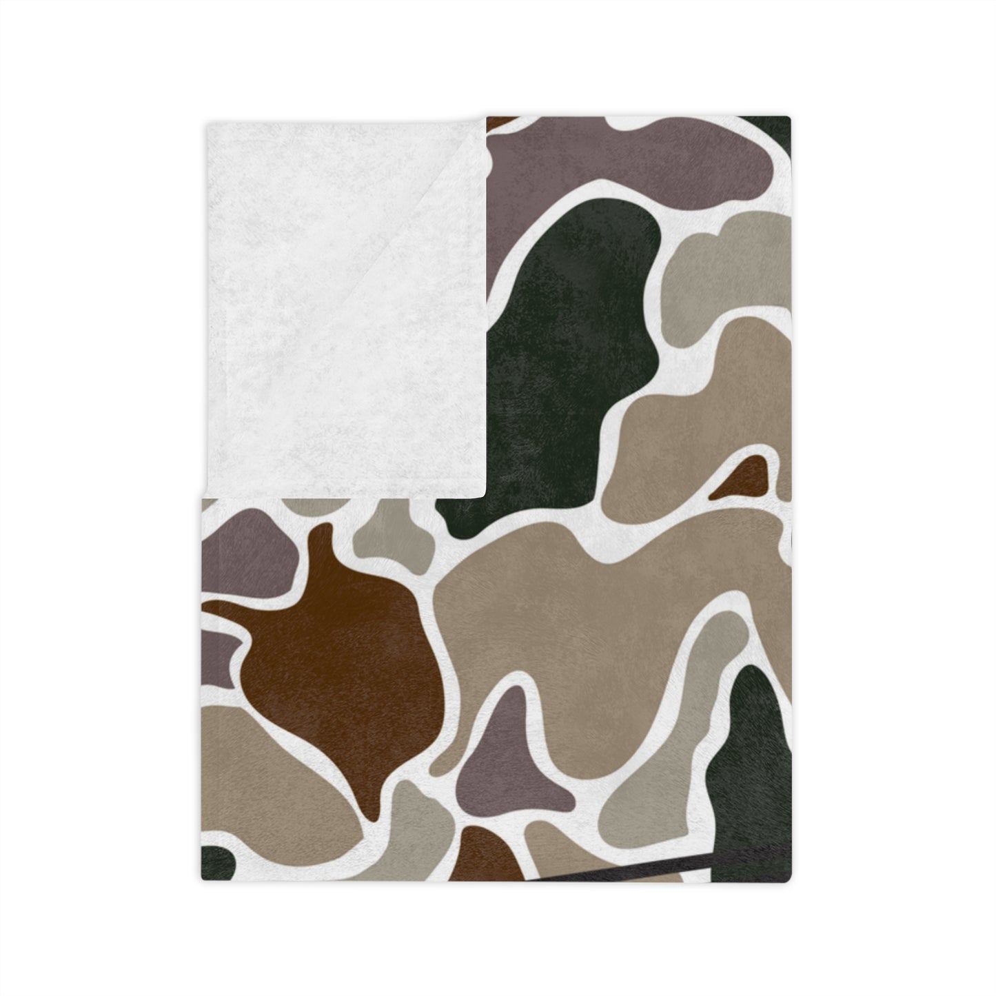 Personalized Camo Microfiber Blanket