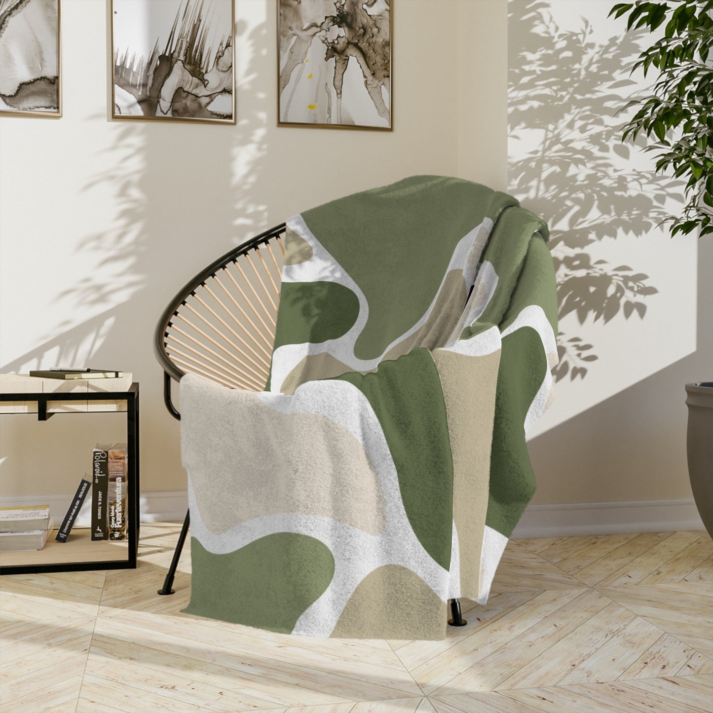 Personalized Camo Microfiber Blanket