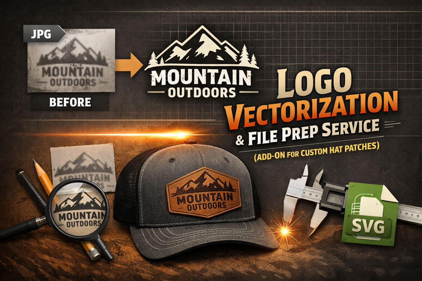 Logo Vectorization & File Prep Service (Add-On)