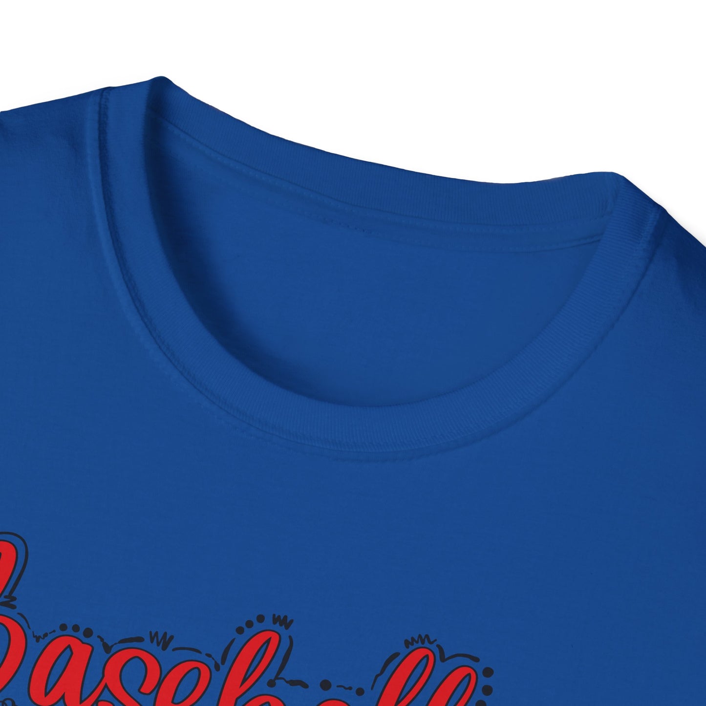 Grunge Baseball Mom T-Shirt – Personalized Jersey Number & Name Back