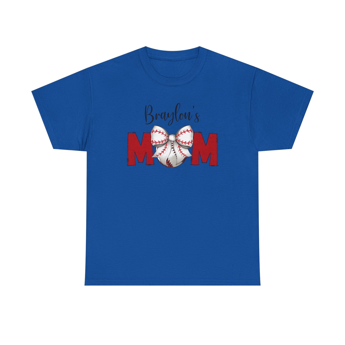 Baseball Mom T-Shirt | Personalized With Your Childs Name
