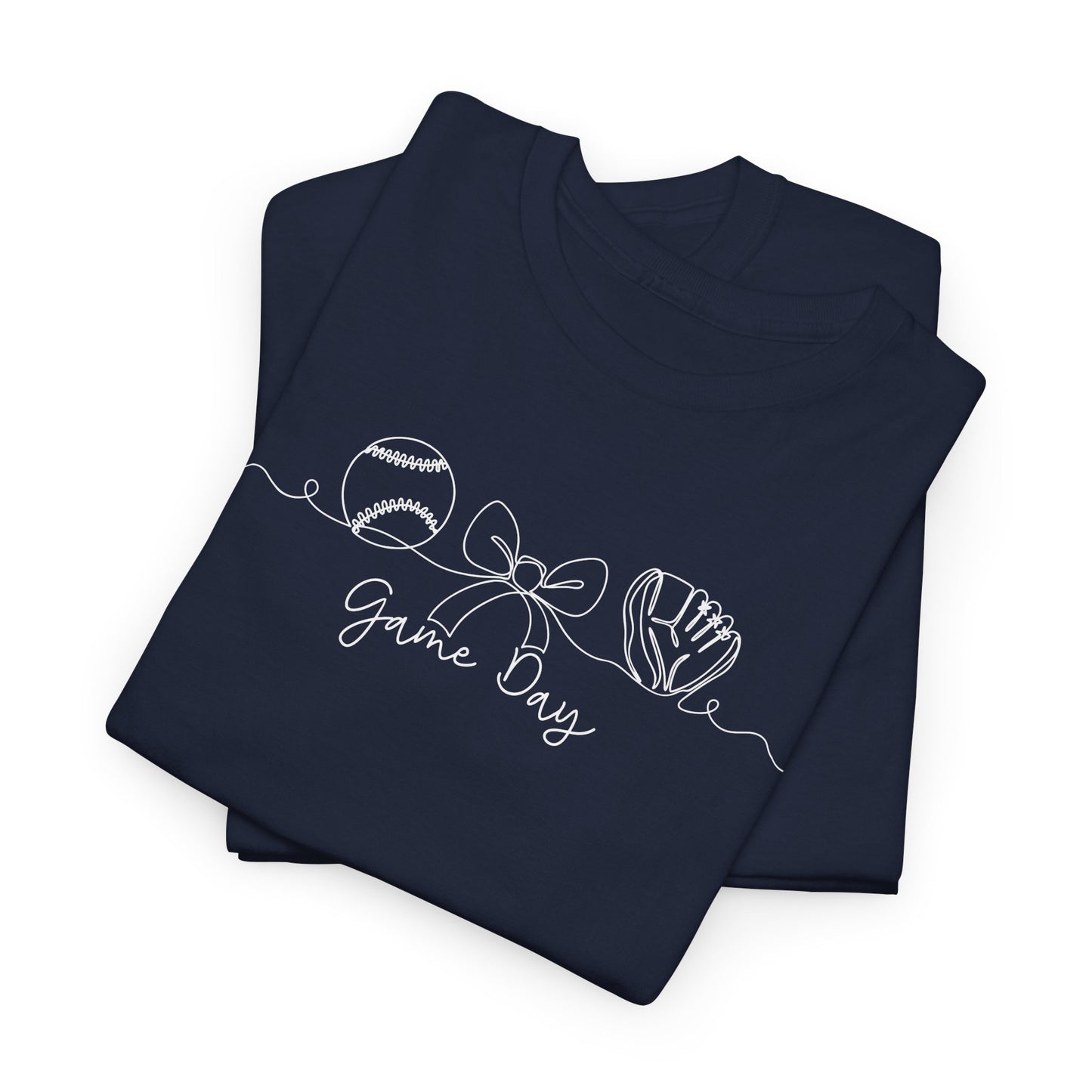 "Game Day" Line Art Tee | Baseball