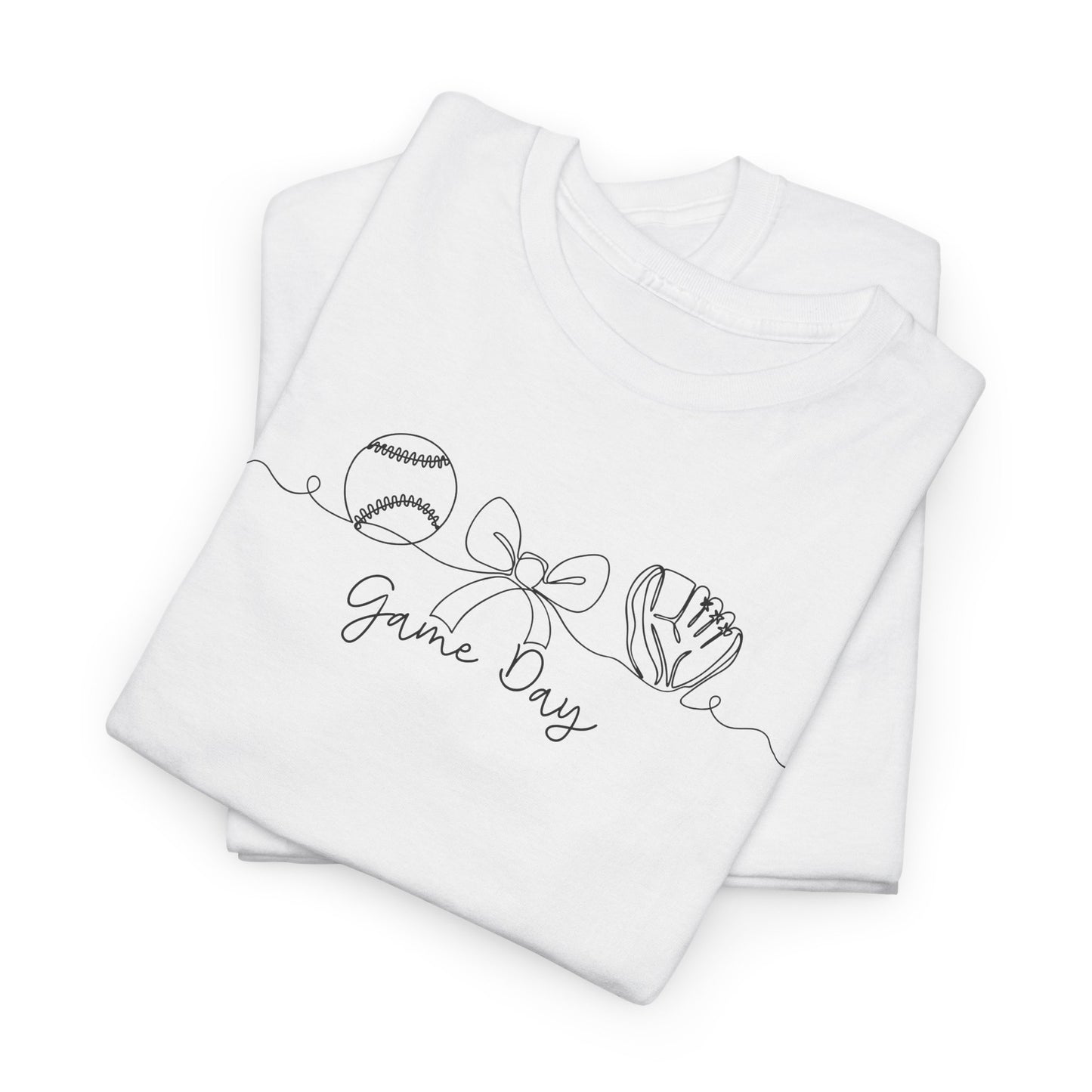 "Game Day" Line Art Tee | Baseball