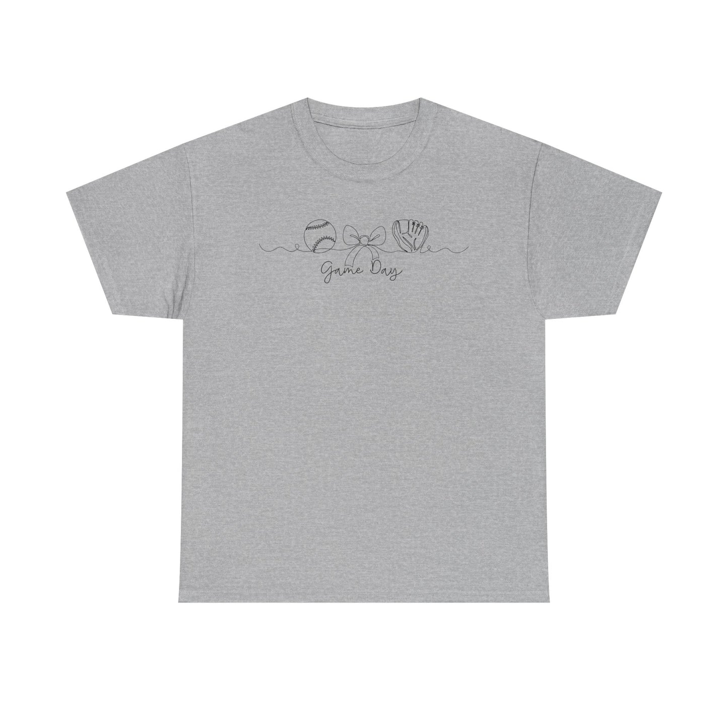 "Game Day" Line Art Tee | Baseball