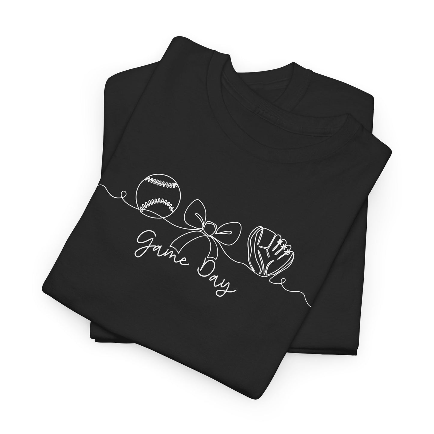 "Game Day" Line Art Tee | Baseball