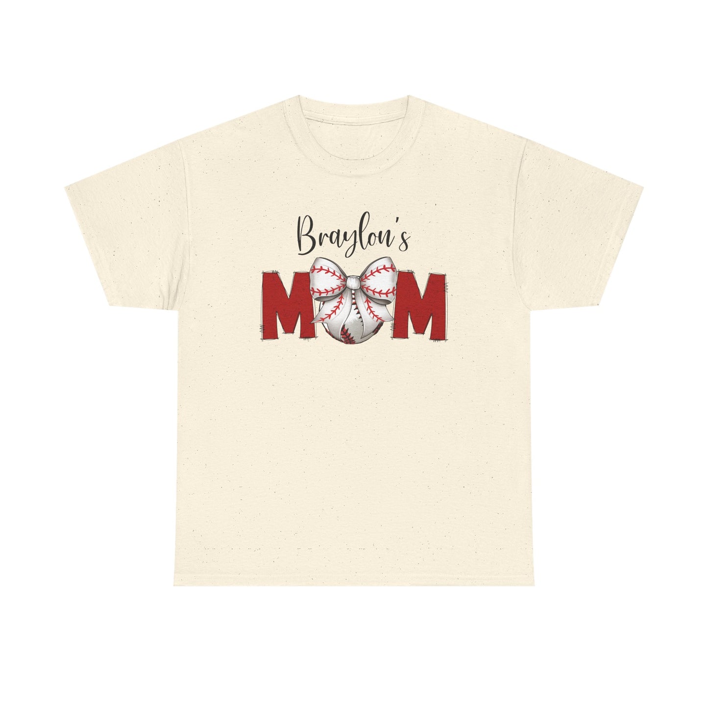 Baseball Mom T-Shirt | Personalized With Your Childs Name