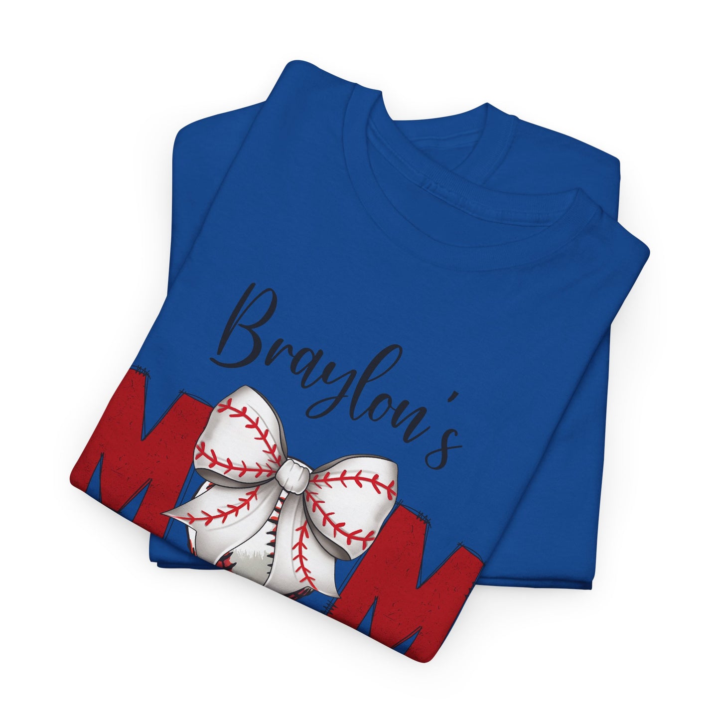 Baseball Mom T-Shirt | Personalized With Your Childs Name
