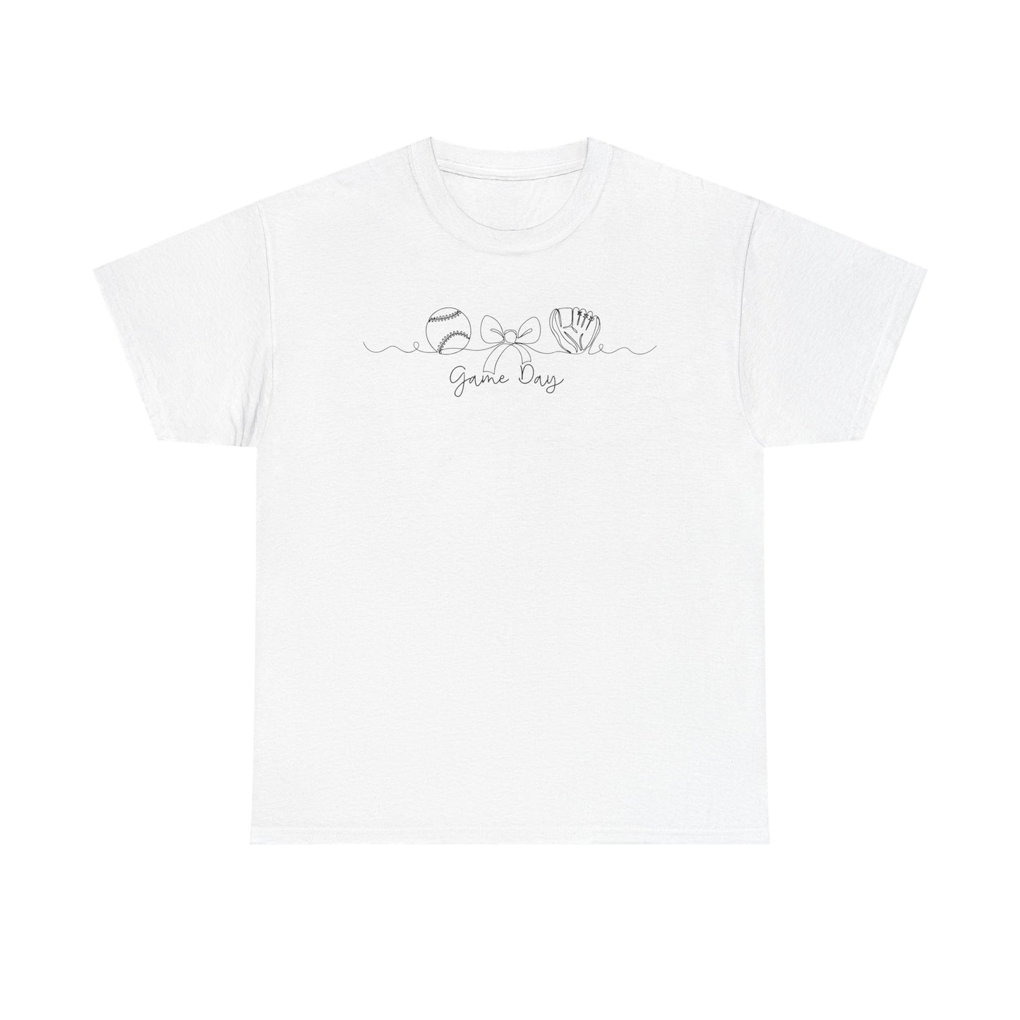 "Game Day" Line Art Tee | Baseball