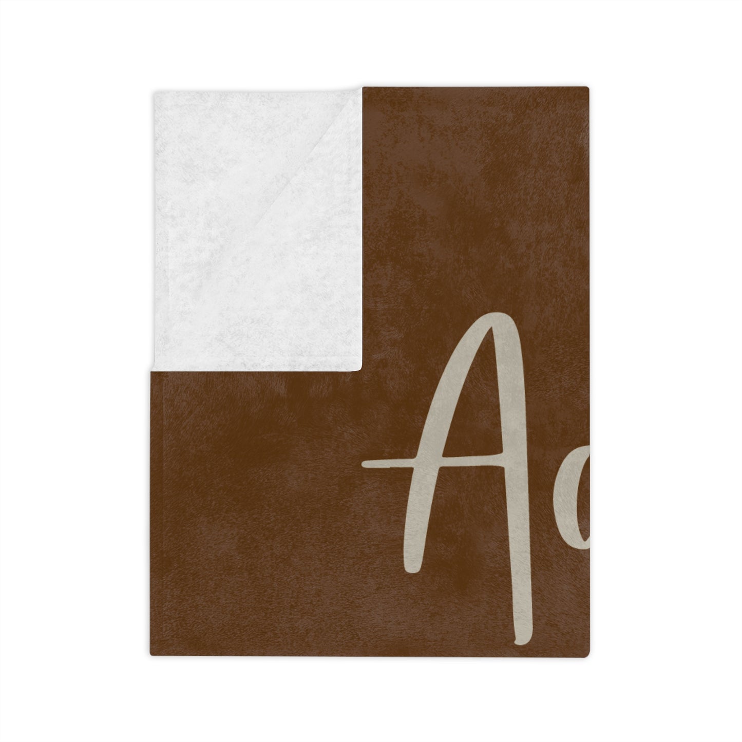 Personalized Brown Sunflower Blanket