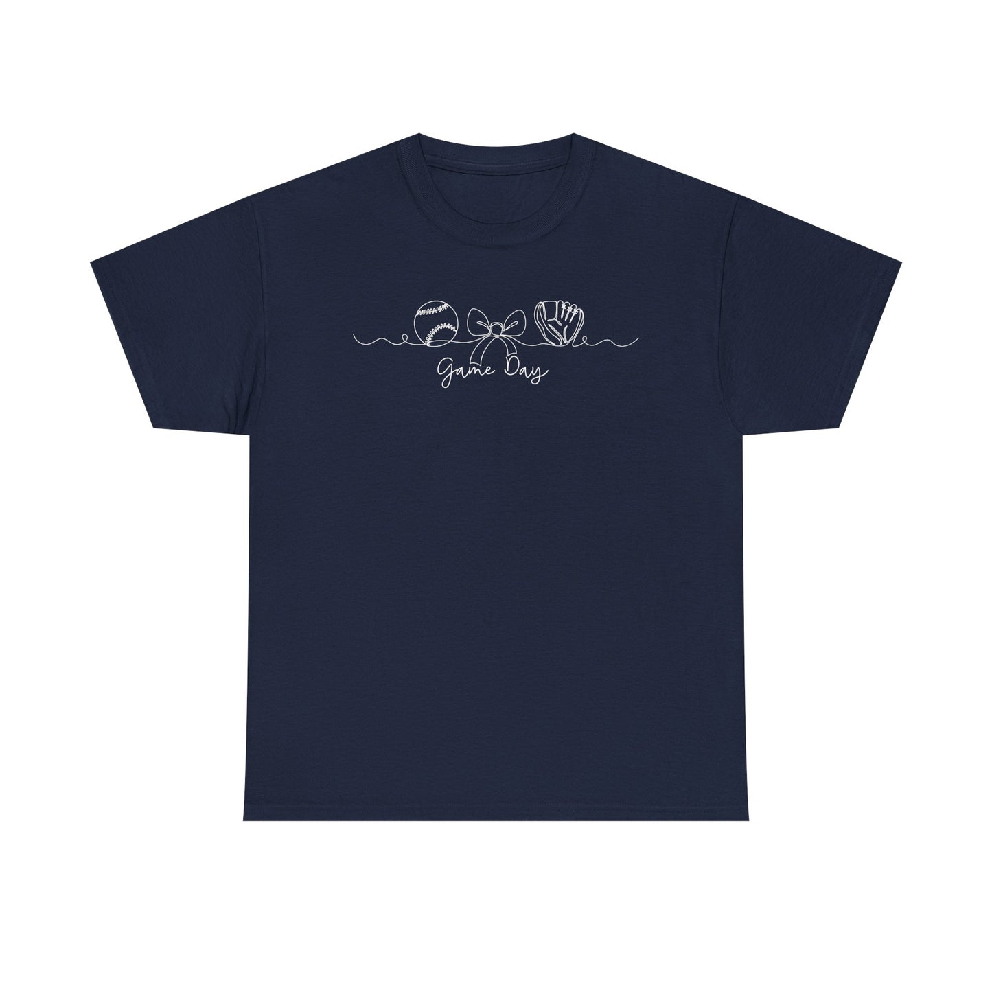 "Game Day" Line Art Tee | Baseball