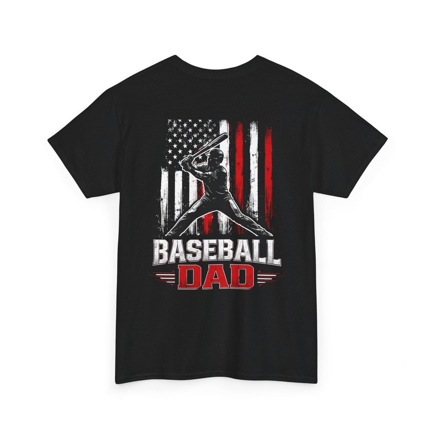 Baseball Dad T-Shirt – Personalized Name On Front
