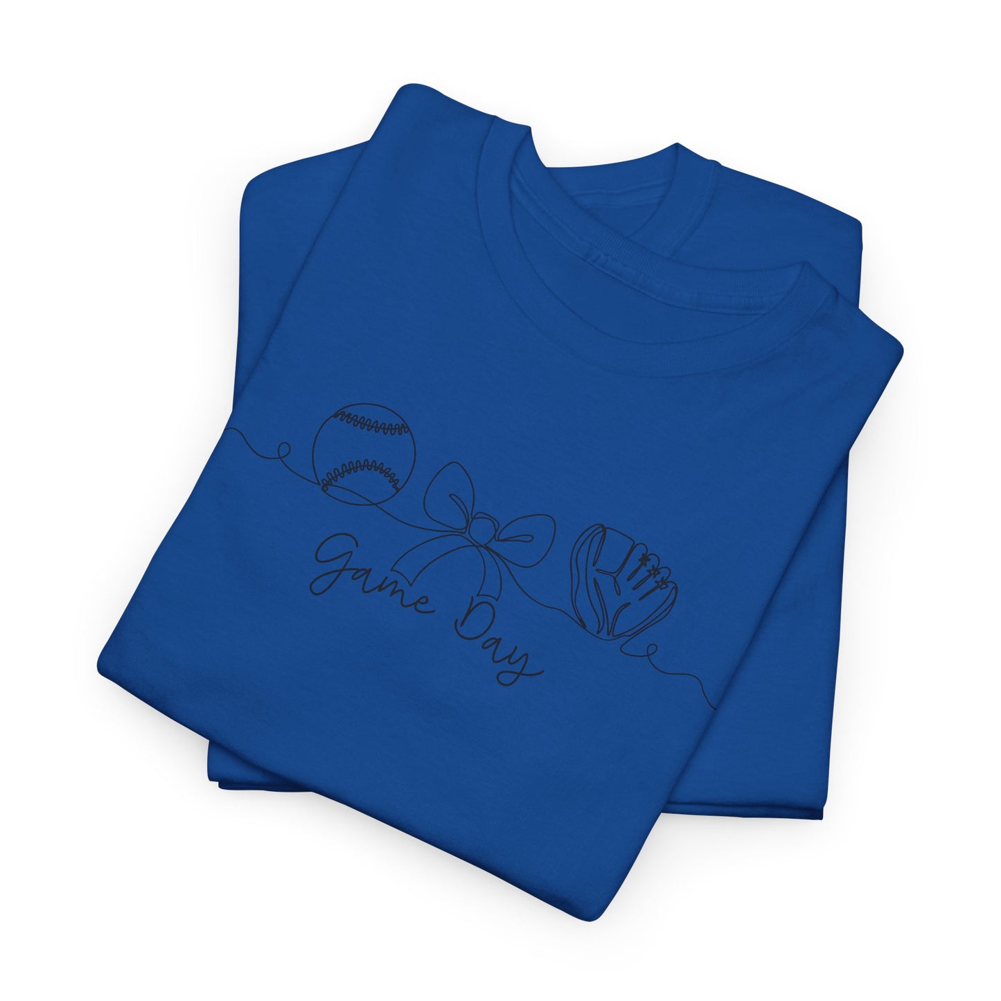 "Game Day" Line Art Tee | Baseball