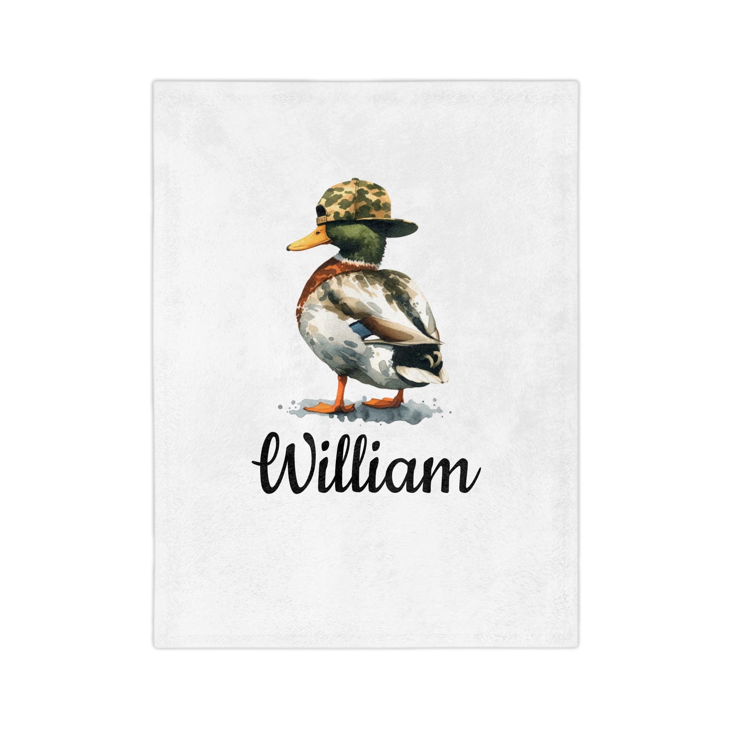 Personalized Duck Blanket