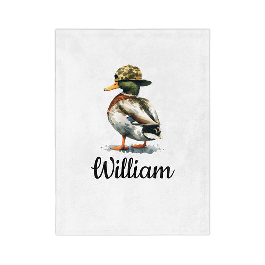 Personalized Duck Blanket