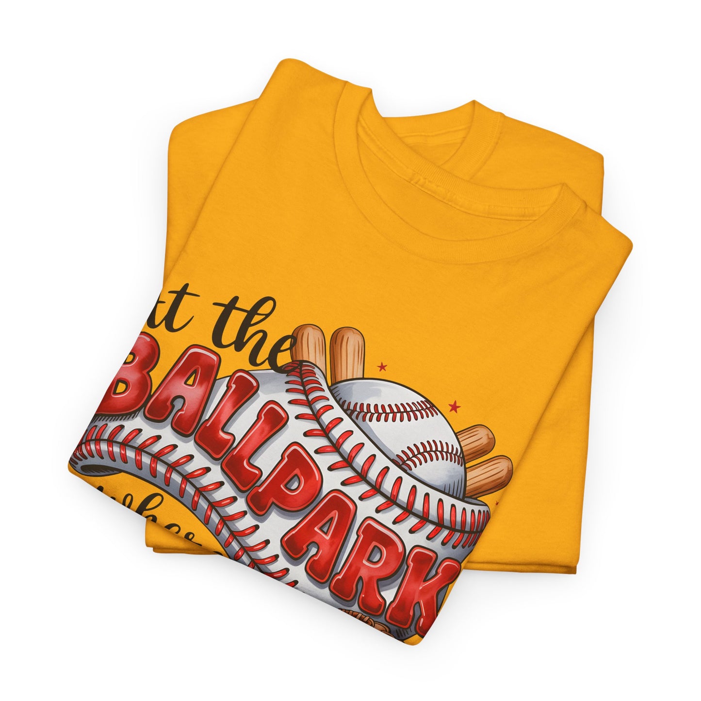 “At the Ballpark is Where I Spend Most of My Days” | Personalized Name & Back Number