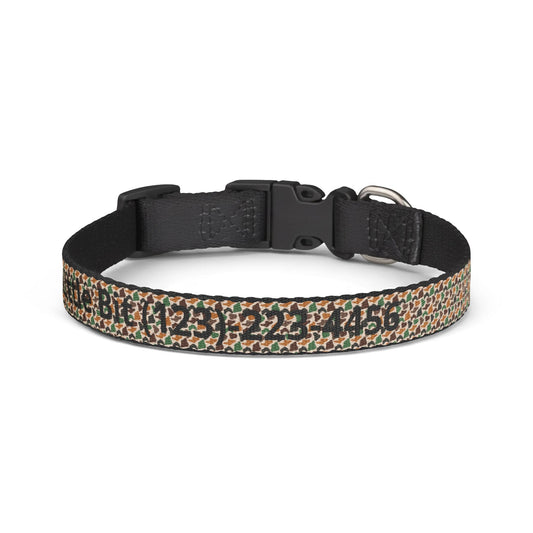Duck Camo Dog Collar | Custom Name & Phone Number | Durable Snap Collar for Outdoor Dogs