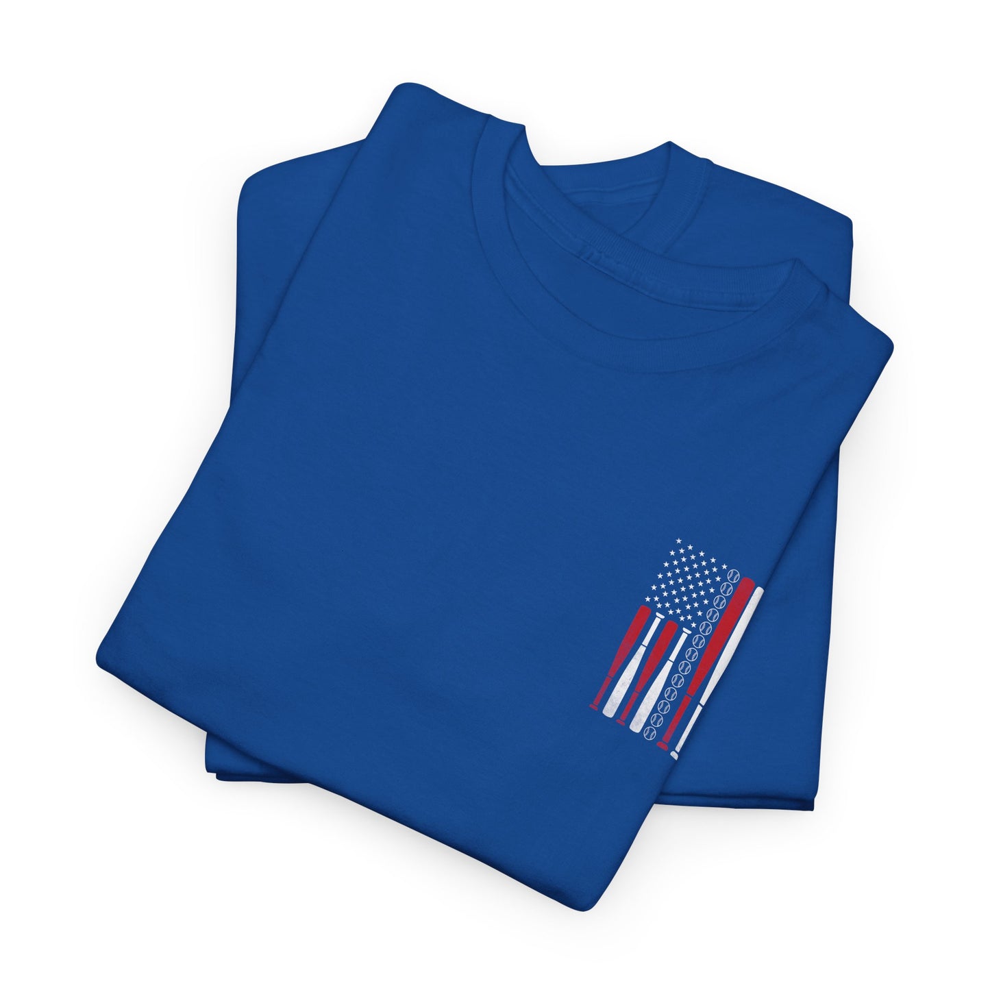 Baseball Team Flag T-Shirt | Personalized Name On Back