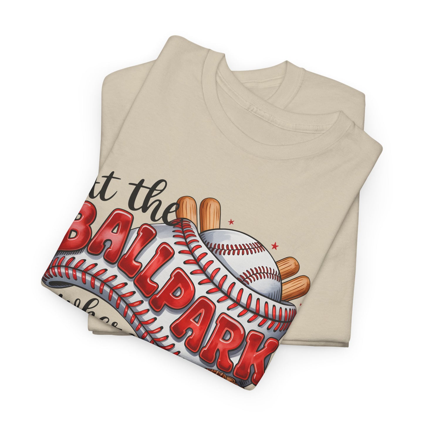 “At the Ballpark is Where I Spend Most of My Days” | Personalized Name & Back Number