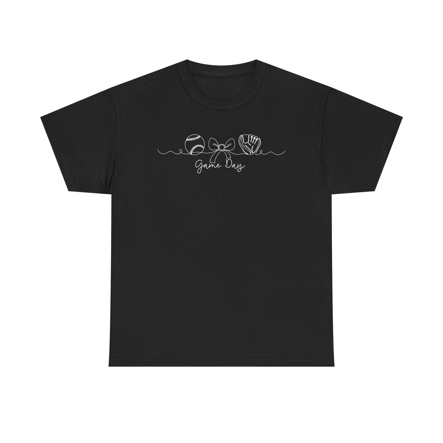 "Game Day" Line Art Tee | Baseball