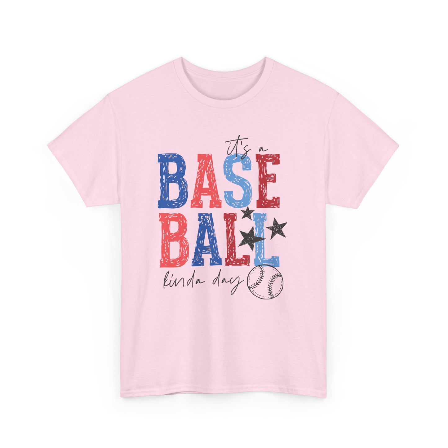 "Baseball Kinda Day" Patriotic Player Tee (Custom Name & Number On Back)