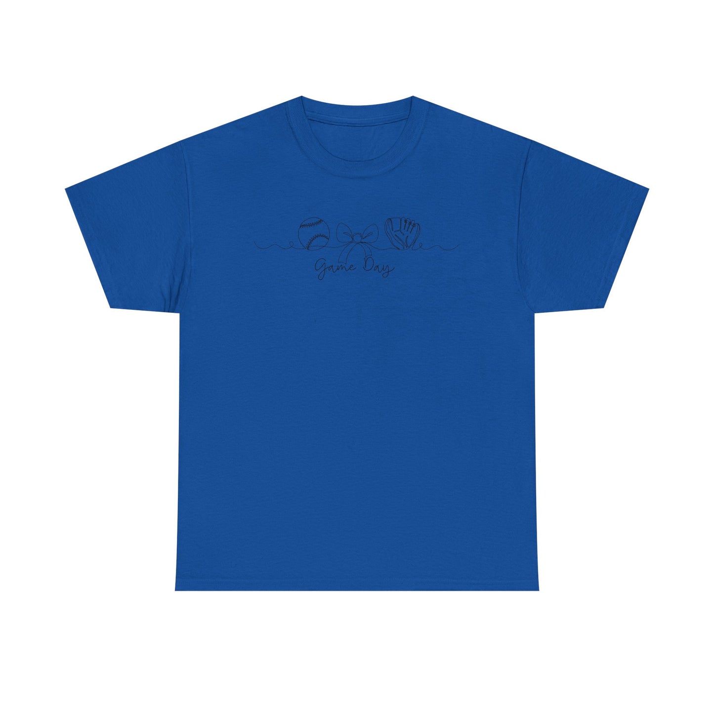 "Game Day" Line Art Tee | Baseball