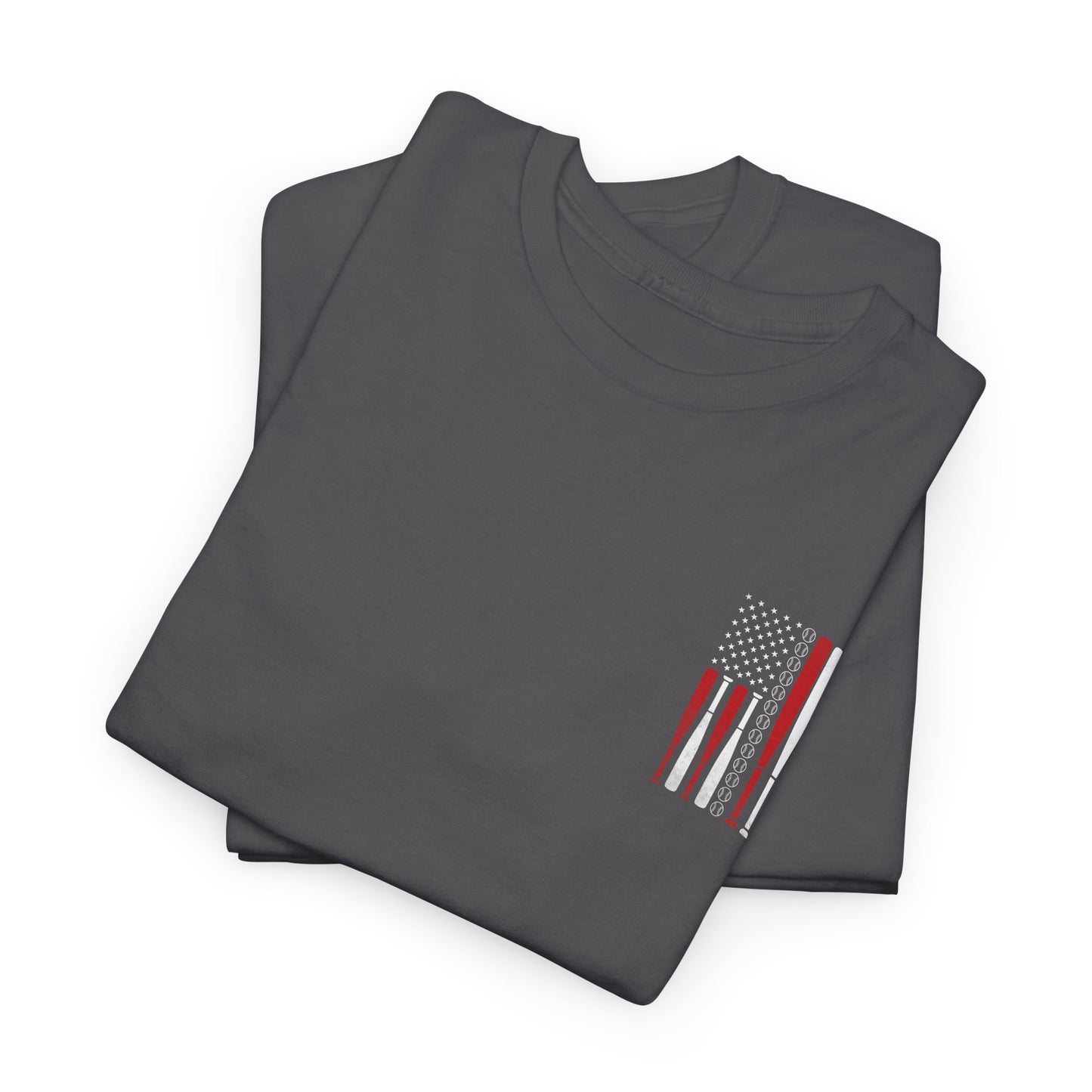 Baseball Team Flag T-Shirt | Personalized Name On Back