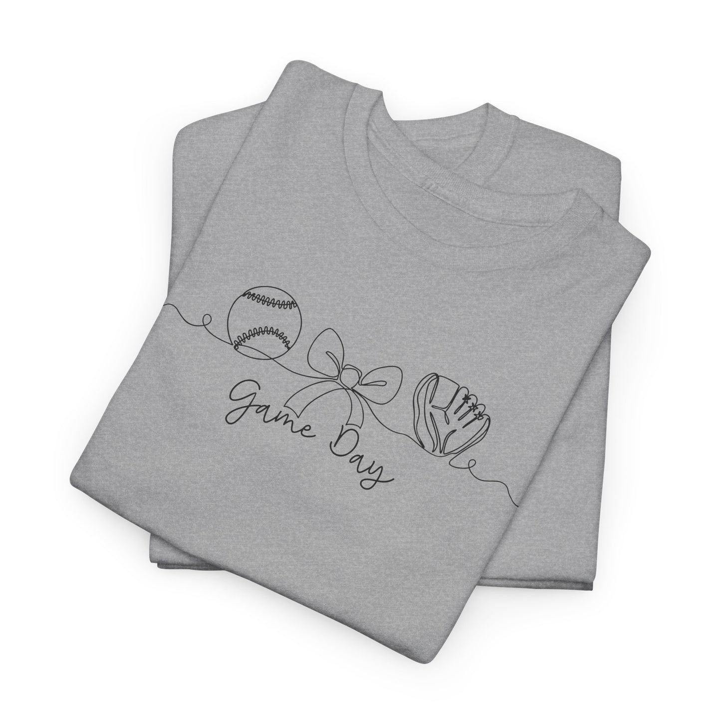 "Game Day" Line Art Tee | Baseball