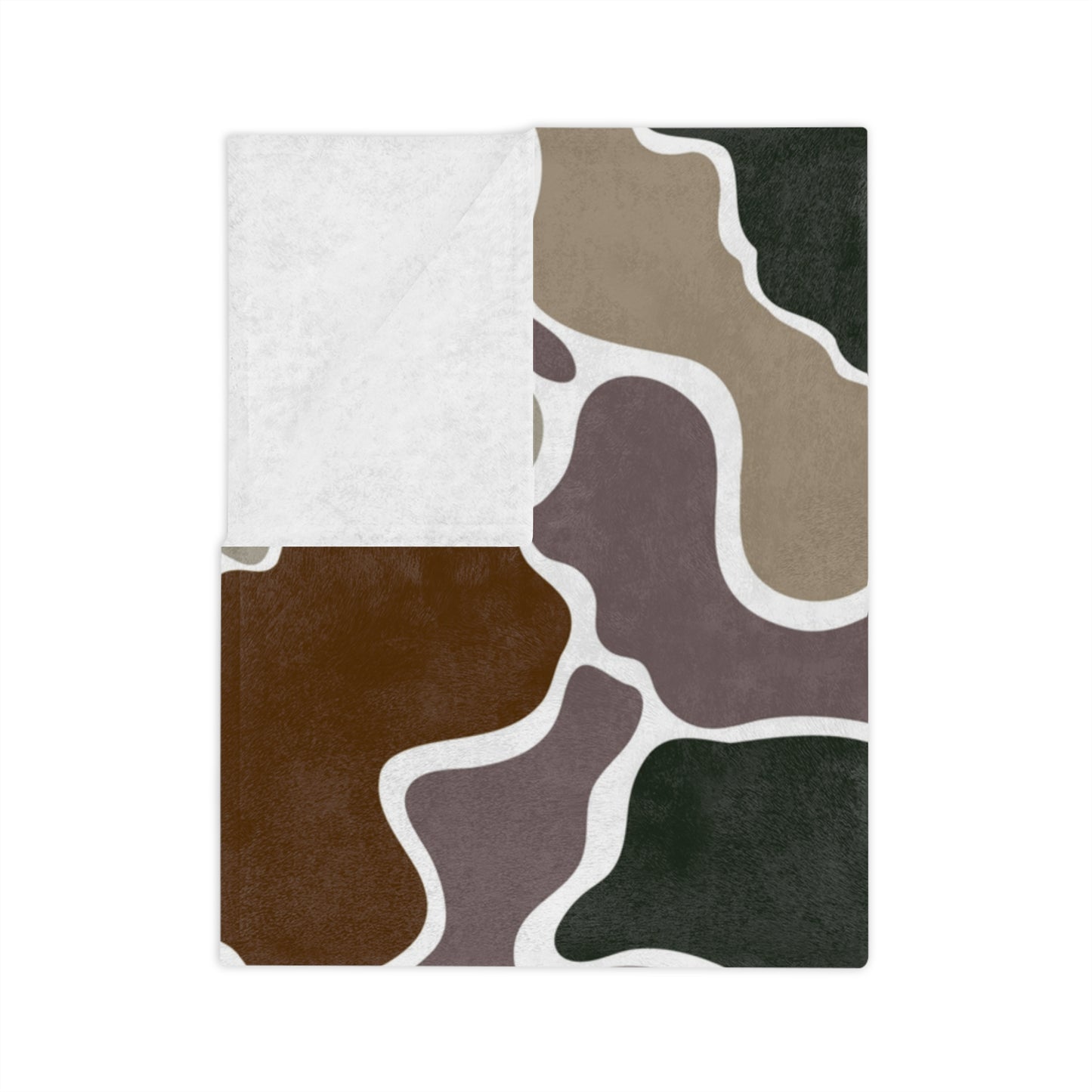 Personalized Camo Velveteen Microfiber Blanket