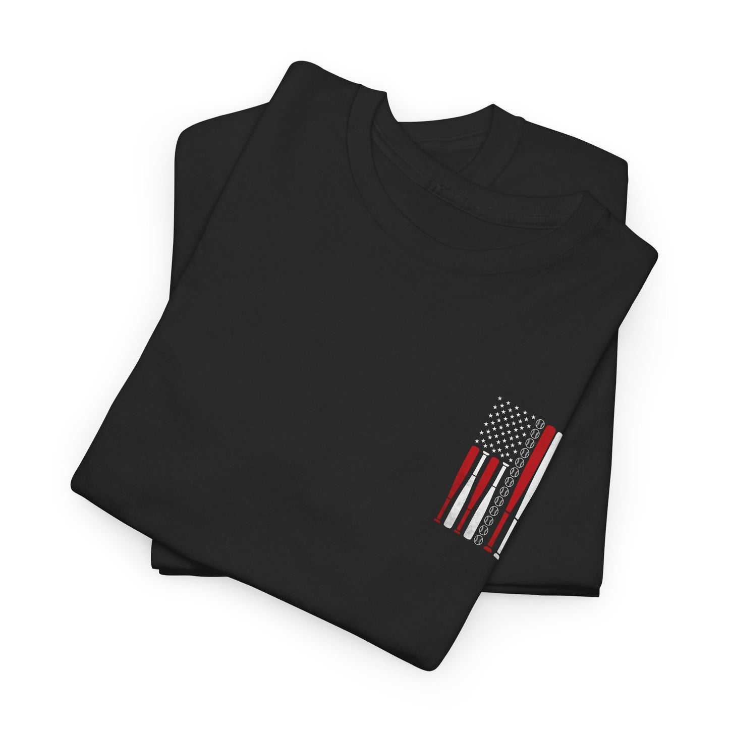 Baseball Team Flag T-Shirt | Personalized Name On Back