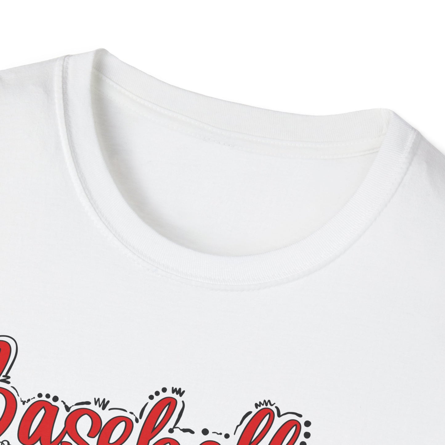 Grunge Baseball Mom T-Shirt – Personalized Jersey Number & Name Back