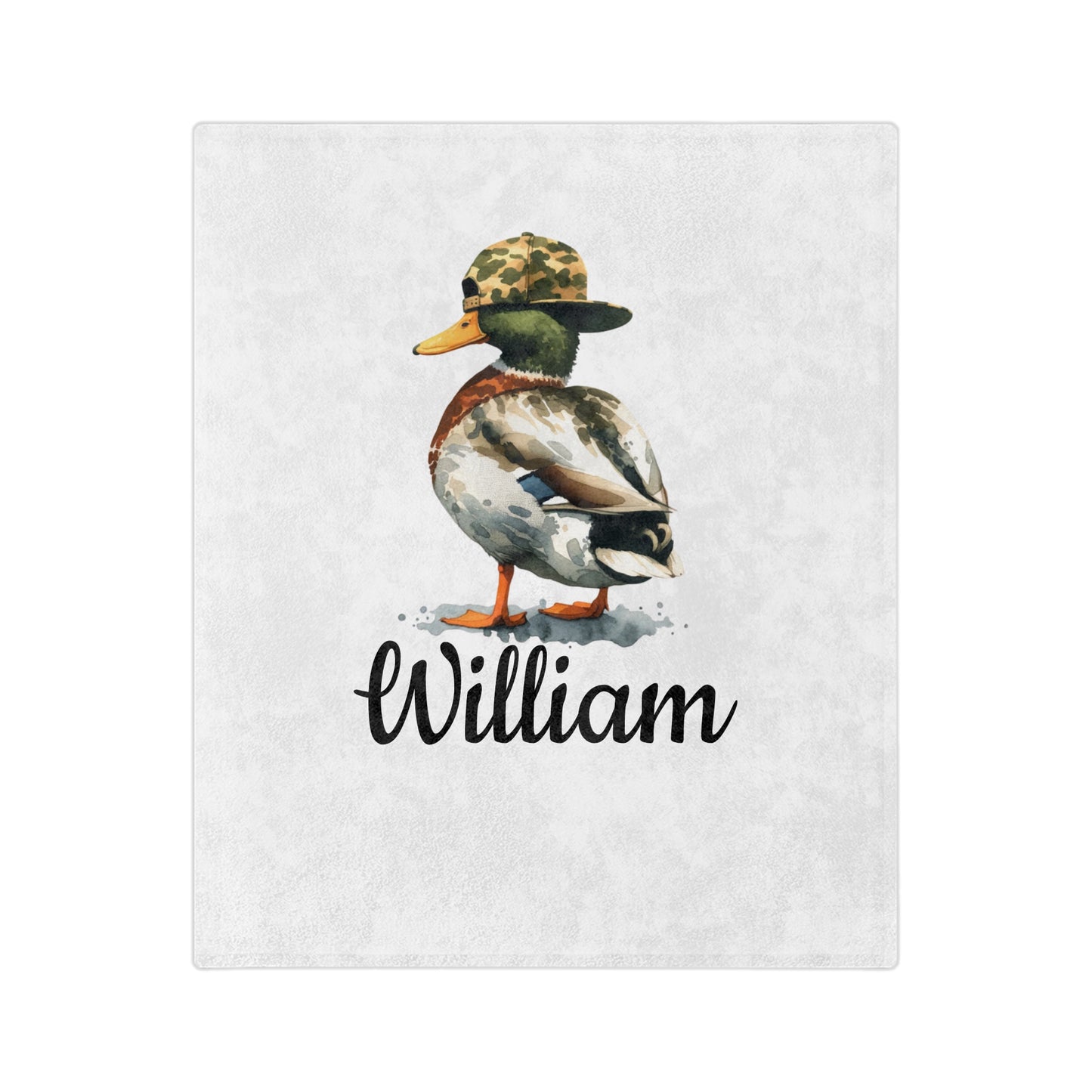 Personalized Duck Blanket