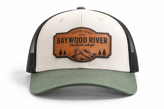 Custom Richardson 112 Trucker Hat | Leatherette Patch