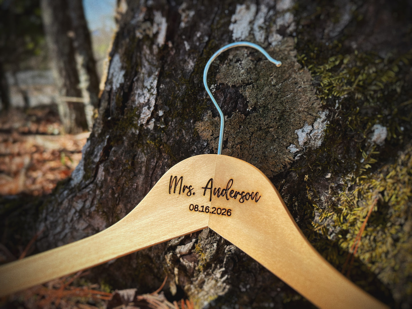 Custom Wedding Dress & Suit Hangers – Bride, Groom & Bridal Party