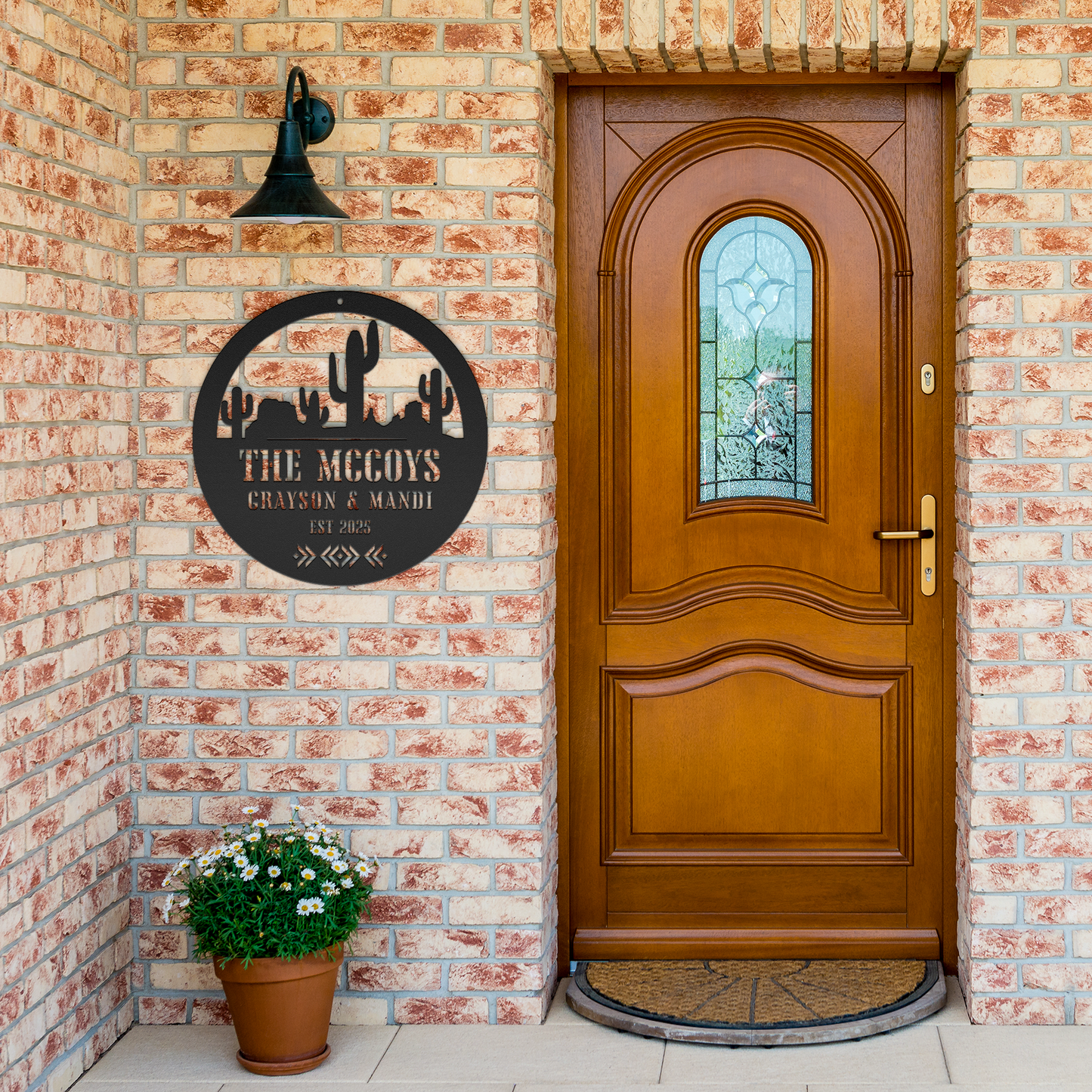 Personalized_Desert_Cactus_Family_Metal__Black_Brick_Entrance_Mockup.png