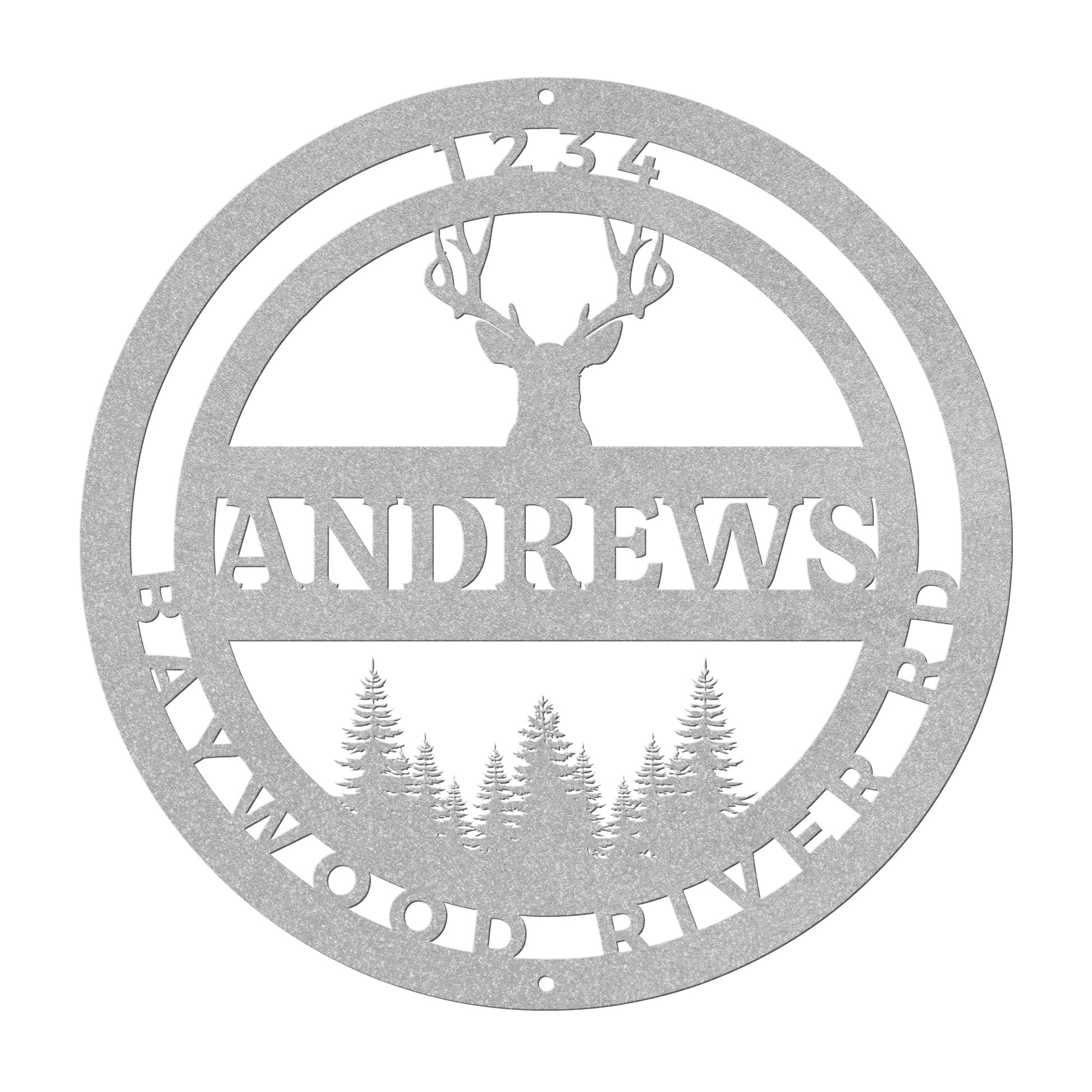 Personalized_deer__trees_rustic_metal_c_Silver_Transparent_Mockup.png