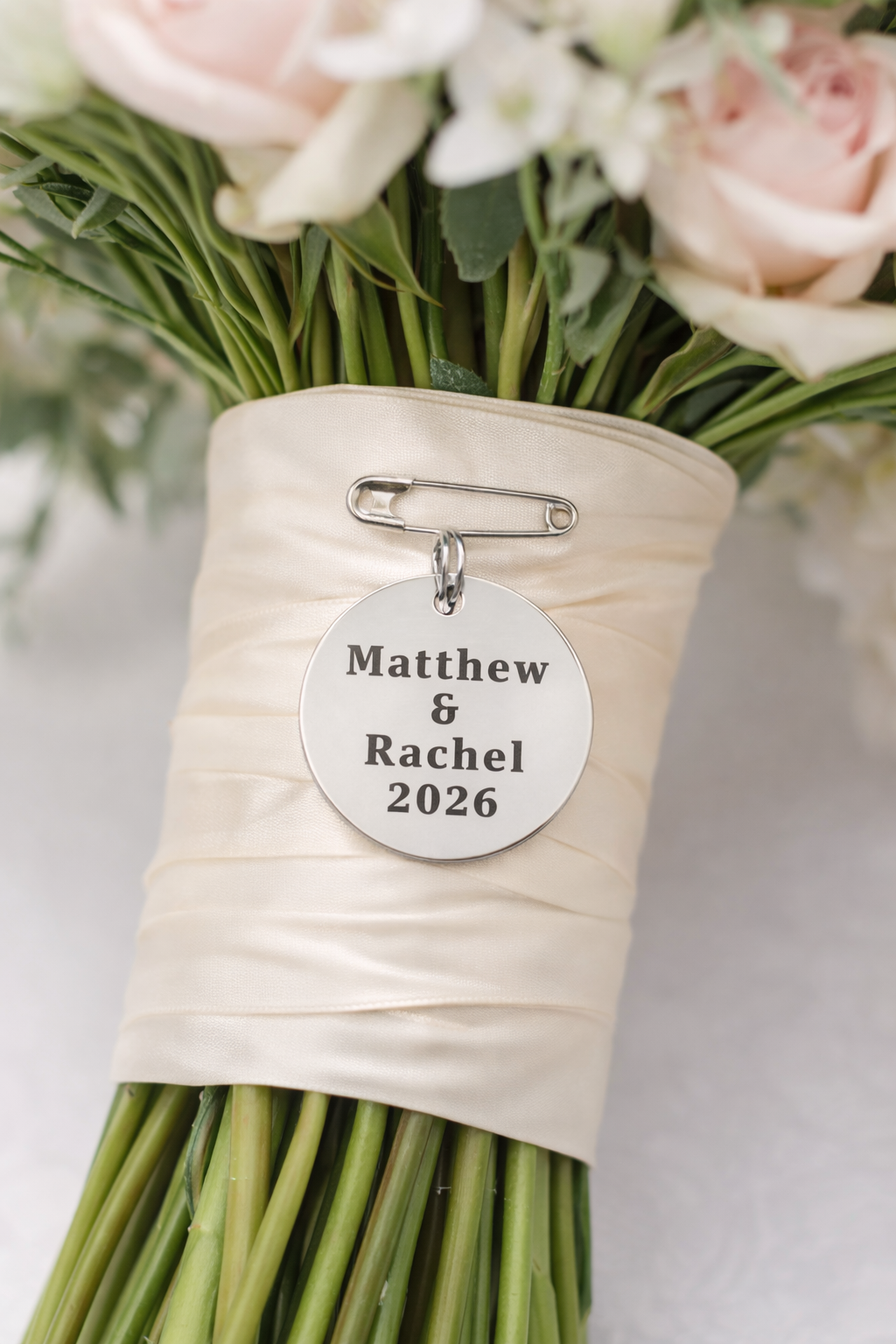 💍 Personalized Wedding Bouquet Charm | A Keepsake to Hold Close