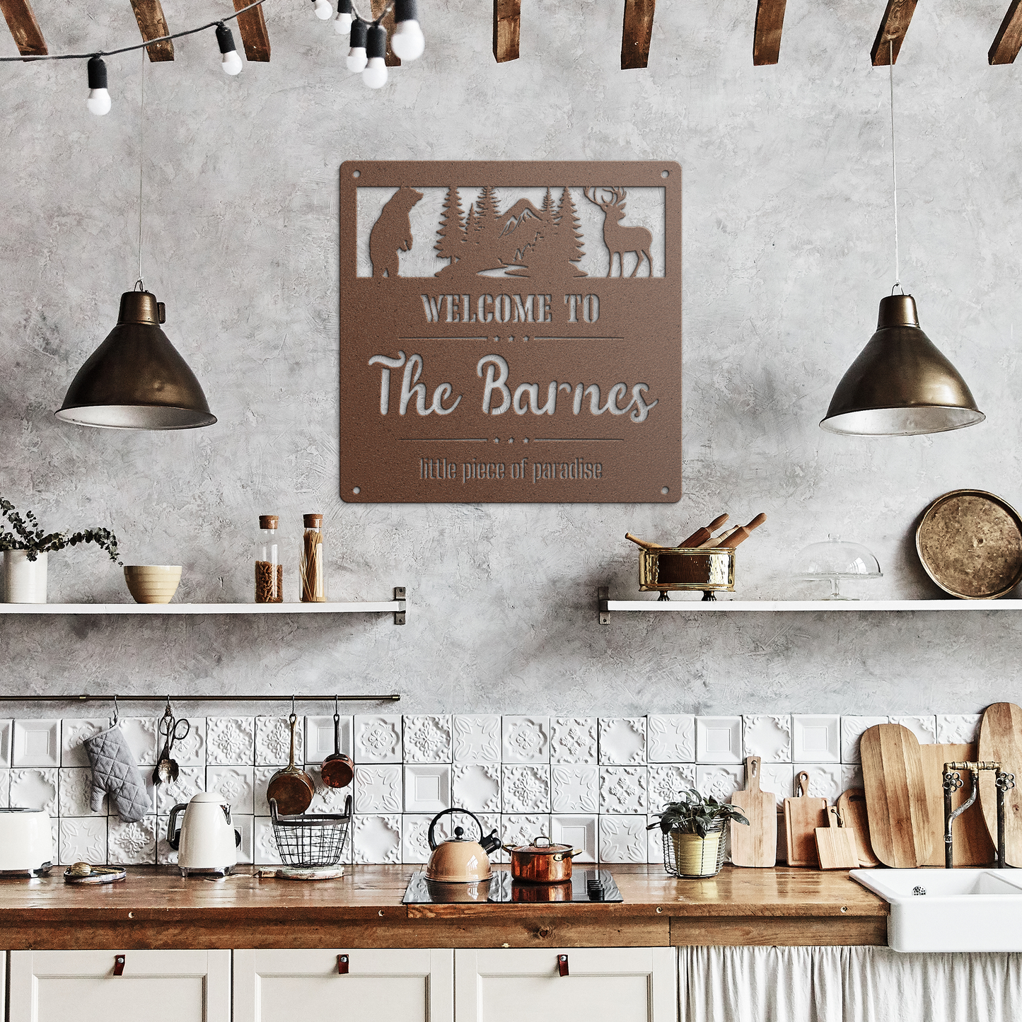 Wildlife_Family_Name_Sign_Copper_Rustic_Kitchen_Mockup.png